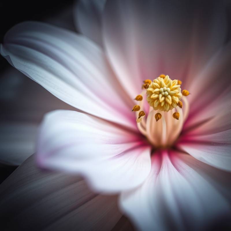 Extreme close-up of a flower, illustrating macro photography.
