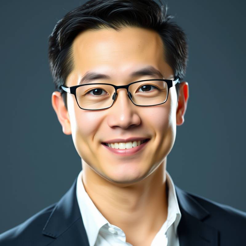Professional headshot of instructor David Chen, looking confident